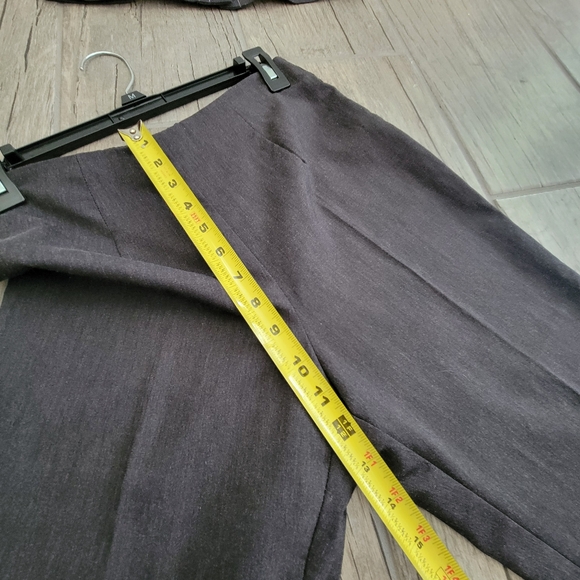 DAWN JOY VINTAGE PANTSUIT VEST CAREER WORK SILVER GRAY SIZE 3/4 - Picture 9 of 11